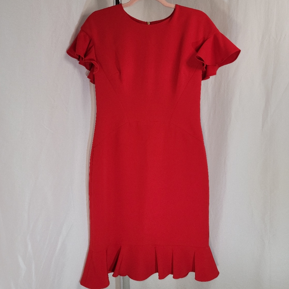 Maggy London red dress size 6
